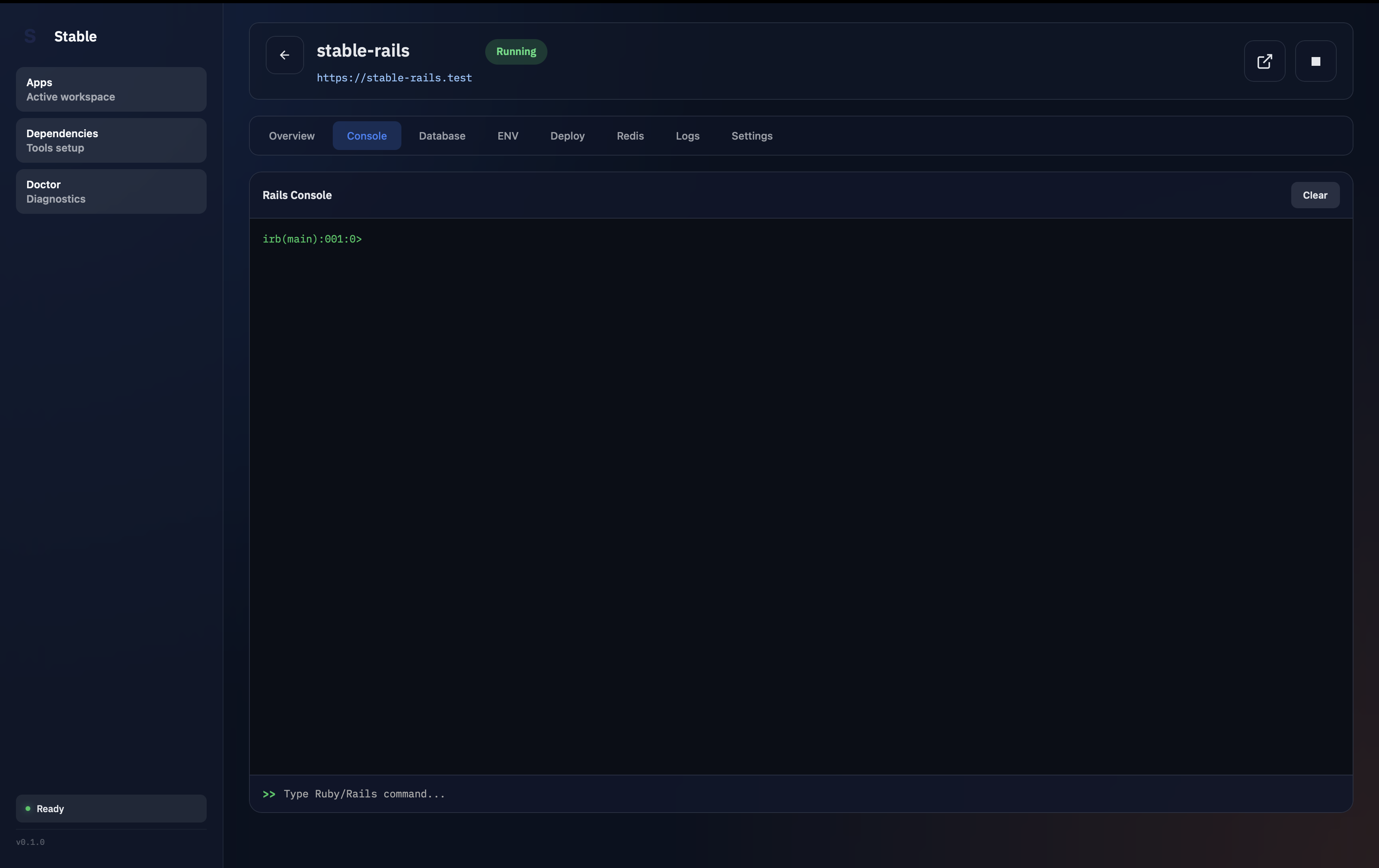 Built-in Rails Console